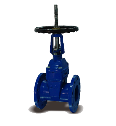 Ductile iron open rod gate valve